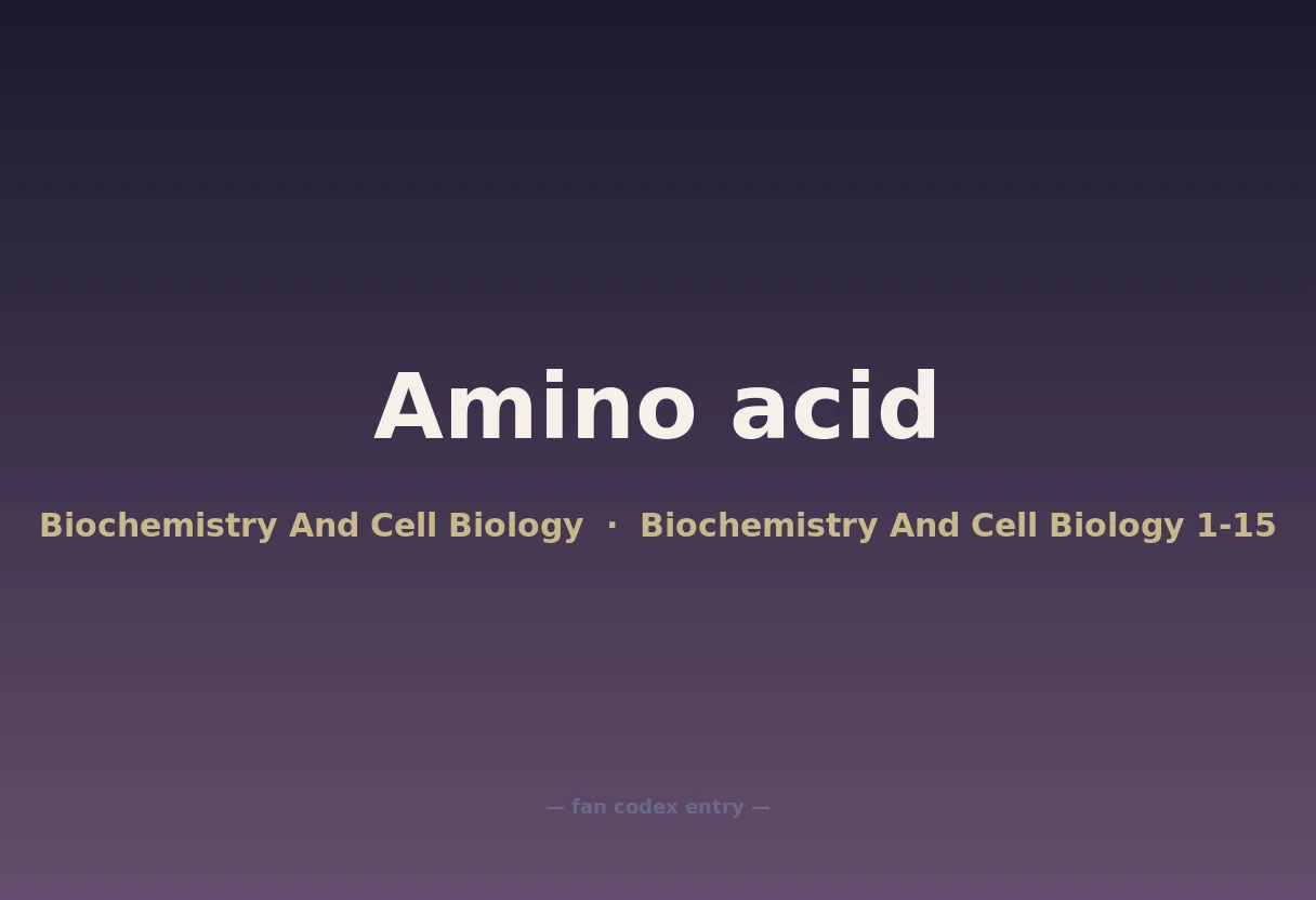 Amino acid