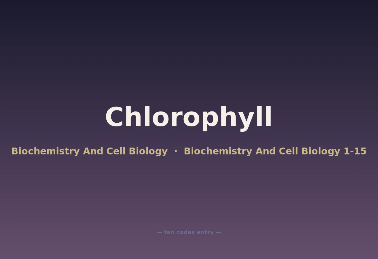 Chlorophyll